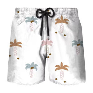 Short de bain personnalisé pour hommes Short de plage en spandex imprimé professionnel avec logo Motif solide Style décontracté XS Taille Fitness SwimGear - Product Image 4