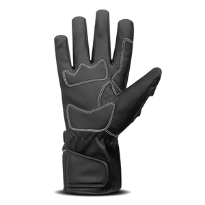 Unisex Blanco/Negro cuero de vaca genuino motocicleta guantes de invierno impermeable deportes carreras desgaste transpirable motocicleta Auto - Product Image 5