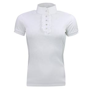 Chemise d'équitation de compétition, hauts d'équitation de sport à manches courtes pour femmes - Product Image 1