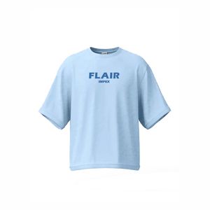 T-shirt à col rond surdimensionné en coton 100% de haute qualité pour homme avec logo personnalisé, couleur unie, épaules tombantes - Product Image 2