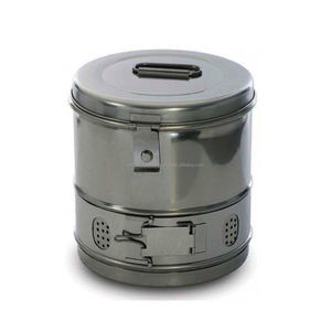 Tambor de Esterilización Manual de Acero Inoxidable Médico para Hospital, con Certificación CE, en Oferta - Product Image 2