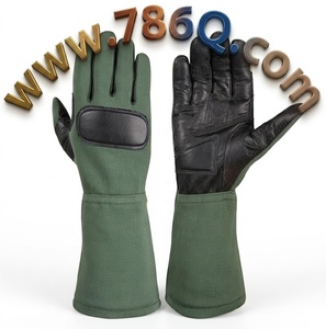 Nomex Gant noir et vert Gants ignifuges résistants au feu de Flyer personnalisés pour l'extérieur tactique - Product Image 1