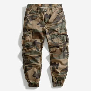 Pantalones acampanados desgastados inspirados en los años 70, dobladillo asimétrico, pantalones de chándal antiarrugas teñidos lisos, Jogger informal de gran tamaño de retazos - Product Image 1