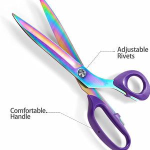 Ciseaux de coupe de tailleur en acier inoxydable robustes 2024 élégants avec revêtement en acier disponibles à la vente au Pakistan - Product Image 3