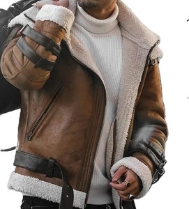 Veste en cuir d'agneau de haute qualité fabriquée par un fabricant, couleur personnalisable, design élégant, veste pour hommes - Product Image 2