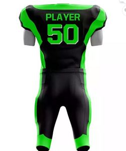 Maillots de football américain unisexes sur mesure de haute qualité en spandex/coton, tailles XL, respirants, séchage rapide, ensembles grande taille - Product Image 3