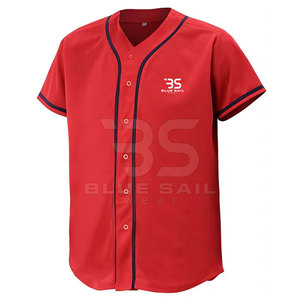Maillot de baseball pour hommes, confortable et élégant, parfait pour les équipes scolaires et collégiales, maillot de baseball à broderie personnalisée - Product Image 2
