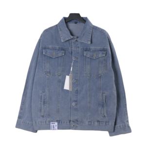 Wholesale <b>Mens</b> Designer Casual Unisex <b>Jackets</b> Streetwear <b>Men</b> <b>Denim</b> <b>Jacket</b> with full customization - Product Image 2
