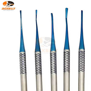 Ensemble d'instruments chirurgicaux d'implant dentaire manuel plaqué titane de 7 pièces Élévateurs de racine de luxation Extrudeuse d'os Acier inoxydable CE - Product Image 2