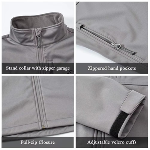 Vestes Softshell Unisexe pour Hommes 2024 Nouvelle Collection Nylon Polyester Vêtements pour Hommes Fabricant - Product Image 5