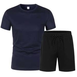 Wholesale High-quality Summer Fashion Casual <b>Men's</b> Clothing Sportswear Breathable Plus Size t <b>Shirt</b> and Shorts Sets High Street - Product Image 1