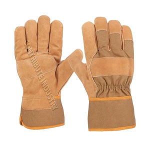 Guantes de seguridad para construcción, guantes de trabajo de cuero Partido de vaca - Product Image 1