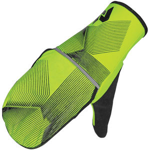 100% gants en laine d'hiver de haute qualité mitaines en coton tricoté épais avec impression en silicone pour une chaleur antidérapante au prix de gros - Product Image 1