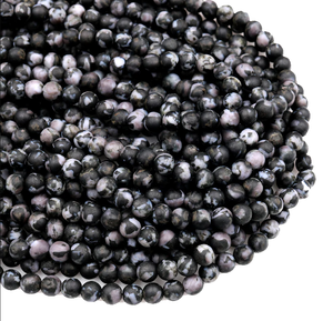 Cuentas de Piedra de Jaspe Gabro, Hilo de Cuentas de Piedra, Joyería de Piedra, Gema Suelta Lisa, Collar Curativo, Cristal Natural al por Mayor - Product Image 5