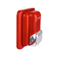 Sirènes stroboscopiques incendie avec lumière LED, avertisseur sonore stroboscopique, haut-parleur de sirène d'alarme incendie, accessoire de système d'alarme incendie directement de l'usine