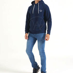 Sweats à capuche chauds d'hiver pour hommes avec logo personnalisé dernière conception vente en gros de vêtements en polyester/coton - Product Image 2