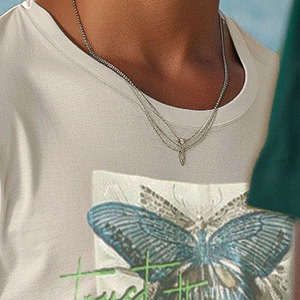 T-shirt pour homme le plus vendu, couleur personnalisée, style décontracté, haute qualité, toile 220 grammes, motif imprimé, service OEM - Product Image 2