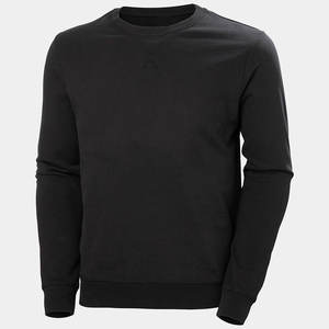 Sudadera de cuello redondo bordada con logotipo personalizado de talla estadounidense de alta calidad de fabricante, sudaderas elegantes de hombre en blanco de lana gruesa - Product Image 3