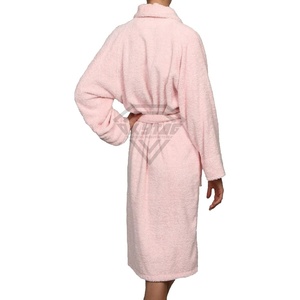 Peignoir de luxe élégant pour hommes en coton éponge doux léger propriétés thermiques durables grande taille pour hôtels maison spa vêtements de salon - Product Image 3