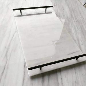 Bandeja de servicio Plato de servicio de diseñador hecho a mano Plato de cocina Bandeja de lujo de mesa superior - Product Image 1