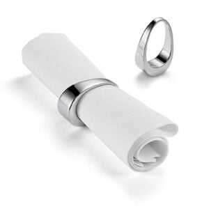 Rond de serviette en acier inoxydable fait à la main vaisselle de qualité supérieure rond de serviette en acier inoxydable et prix de gros - Product Image 4