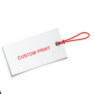 ป้ายแขวนเสื้อผ้ากระดาษแบบกำหนดเองพร้อมเชือก ดีไซน์พับได้ พิมพ์โลโก้ตามสั่ง ขนาดและรูปทรงตามต้องการ สำหรับเสื้อผ้า รองเท้า กระเป๋า - Product Image 5