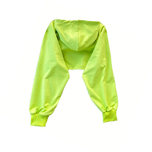 Hot Style Women's Crop Hoodies 100% Cotton Hooded Collar Front Logo for <b>Winter</b> <b>Top</b> Sale! - Product Image 4