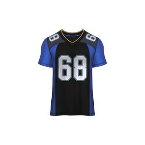 เสื้อฟุตบอลอเมริกันสำหรับผู้ใหญ่แบบยูนิเซ็กซ์ ผลิตจากโพลีเอสเตอร์ 100% รับสกรีนชื่อทีมและหมายเลขด้วยเทคนิคการพิมพ์แบบรีดร้อน ระบายอากาศได้ดี - Product Image 5