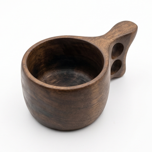 Natural Wooden Kuksa Cup Outdoor Camping <b>Coffee</b> <b>Mug</b> Bushcraft <b>Portable</b> Teacup Eco Friendly Handmade Wood Drinkware Custom Carved - Product Image 3