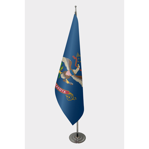 Drapeau d'intérieur officiel du Dakota du Nord personnalisé, impression numérique, aluminium, soie, plastique, assurance automobile, éducation, affichage - Product Image 1