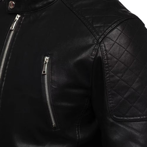 Chaqueta de Lona Marrón 100% Genuina para Hombre, Cuello en V, Diseño de Piloto Bomber, Corte Ajustado, Informal, Transpirable, para Invierno - Product Image 5