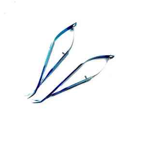 Instrumentos de microcirugía oftálmica de titanio, tijeras corneales derechas e izquierdas oftálmicas de Caronia quirúrgica - Product Image 6