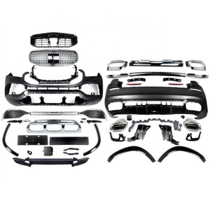 Kit de carrocería completo para <span class=keywords><strong>Mercedes</strong></span> Benz <span class=keywords><strong>GLS</strong></span> X166, actualización <span class=keywords><strong>X167</strong></span> Maybach Acelift, incluye parachoques delantero, parachoques trasero, parachoques trasero, parrilla - Product Image 3
