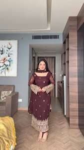 Salwar Kameez Tradicional de Bollywood, Diseño Indio Pakistaní, Dhoti Punjabi, Ropa de Fiesta y Boda, Vestido de Secado Rápido para Mujer, ZAIN - Product Image 4