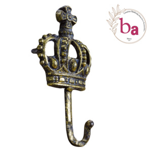 Crown Laiton Antique Crochets en fonte antique Porte-clés Cintre Très Pas Cher Prix de Gros Disponible - Product Image 4