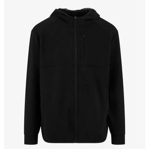 À la mode et classique surdimensionné à manches longues fermeture éclair pull à capuche 100% pull en coton doux avec logo personnalisé et broderie - Product Image 5