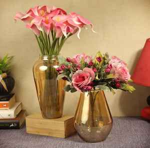 Vase à fleurs moderne en métal de forme ronde Nouveau design de luxe pour la maison Articles élégants entièrement personnalisables pour une application dans le jardin - Product Image 2