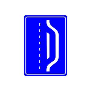 Señal de Tráfico Reflectante B-62, Tablero de Información de Seguridad para Uso en Carreteras - Product Image 1