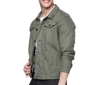 Veste en jean pour homme à manches longues, nouvelle arrivée, fabrication en usine, vente en gros personnalisée - Product Image 1