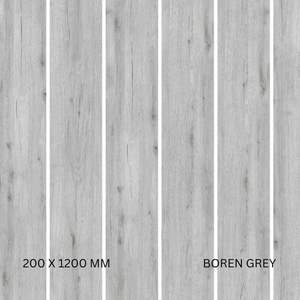 Carreaux modernes antidérapants en bois fini 200x1200mm, installation facile par adhésif, pour centres commerciaux, supermarchés, écoles, piscines, extérieur - Product Image 2