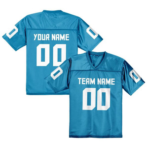 Nouveau maillot de football américain de haute qualité, grande taille, été, vente en gros, manches courtes, 100% polyester, respirant, couleurs personnalisables - Product Image 3