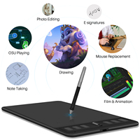 Tablette graphique Huion H641P pour PC portable, dessin, signature, avec stylet tactile