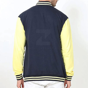 เสื้อแจ็คเก็ตเลตเตอร์แมน คอตั้ง ปักโลโก้ตามสั่ง ผ้าฝ้าย 100% ระบายอากาศได้ดี เป็นมิตรกับสิ่งแวดล้อม ทนทาน เหมาะสำหรับสโมสร ทีม กิจกรรมกีฬา ฤดูหนาว - Product Image 2