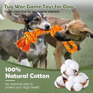 Açık ağır köpek oyuncağı oyuncaklar için büyük cins agresif Chewers yıkılmaz diş temizleme römorkör savaş oyuncak - Product Image 4