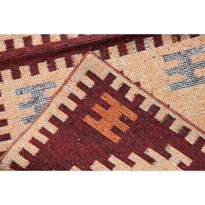 พรมวินเทจสไตล์ตุรกี ขนาด 1.6x4.8 ฟุต พรมลายตารางเล็กสีเบจ - Product Image 4