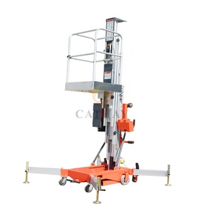 Plataforma Elevadora Hidráulica Móvil Mini, <span class=keywords><strong>de</strong></span> 5 a 12 m, para Interiores y Exteriores, con Capacidad <span class=keywords><strong>de</strong></span> Carga <span class=keywords><strong>de</strong></span> 120-150 kg, Control Remoto, AC/DC, Certificación CE - Product Image 5