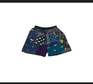 Shorts de yoga indiens faits à la main taille haute Mini Patchwork Shorts unisexes d'été Hippie Hot Shorts - Product Image 3