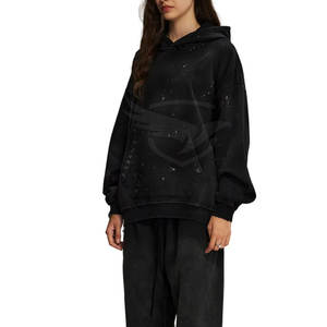 เสื้อฮู้ดซักกรดมีฮู้ดซักกรดมาใหม่สีที่กำหนดเองได้ - Product Image 4