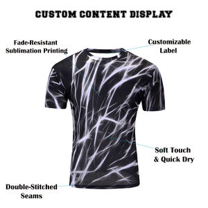 Camisetas de Manga Corta para Hombre, Sublimadas, Tejidas, Textura Suave y Cómoda, Secado Rápido, Transpirables, Perfectas para Clima Cálido - Product Image 5