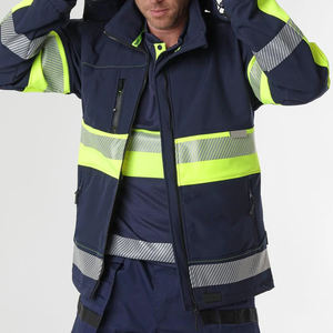 Chaquetas de trabajo de seguridad con bolsillos delanteros ligeros al por mayor de alta calidad personalizadas de último diseño - Product Image 5